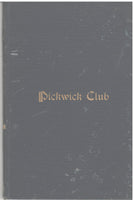 The Pickwick Club: Historical Summary, Act of Incorporation, By-Laws, Roster of Membership (Copy)