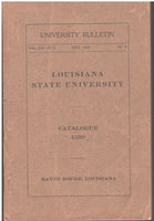 Louisiana State University Catalogue 1920