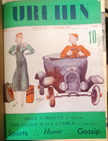 "The Urchin" - Tulane Student Magazine - 10 issues 1936-1937
