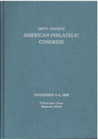 Fifty-Fourth American Philatelic Congress - November 4-6, 1988, Rosemont, Illinois