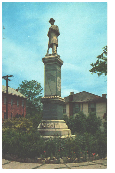 Fayette, Mississippi, Confederate Memorial postcard