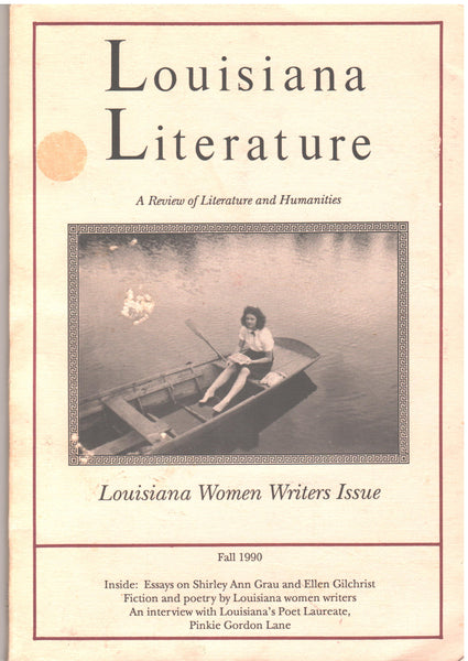 Louisiana Literature, Fall 1990, Volume 7 number 2 - Tim Gautreaux, editor
