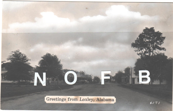 Main Street, Loxley, Alabama - 1930's