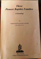 Three Pioneer Rapides Families: A Genealogy by George Mason Grahm Stafford