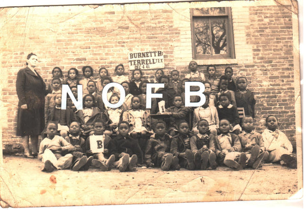 Terrell, Texas -Burnett School class photo - 1941
