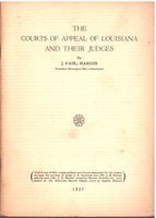 The Courts of Appeal of Louisiana and Their Judges by J. Fair Hardin