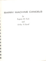 Barry Machine Cancels by Eugene M. Funk and Arthur H. Bond