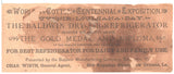 1884 World's Fair, New Orleans, Louisiana - Advertising card