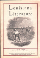 Louisiana Literature, Fall 1987, Volume 4 number 2 - Tim Gautreaux, editor