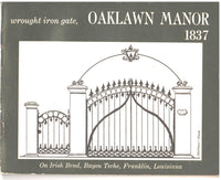 Oaklawn Manor ante-bellum Plantation Home 1837 by Lucile Barbour Holmes