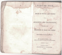 Parsing Book by Allen H. Weld - 1848
