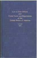 Postal Laws and Regulations of the United States of America - 1857