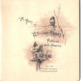 A Posy of Winter Roses - Booklet of poetry illustrated by Earnest Nister