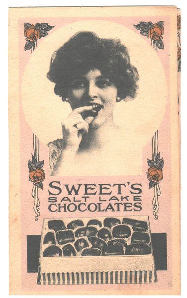Sweet's Salt Lake Chocolate booklet c.1910-20